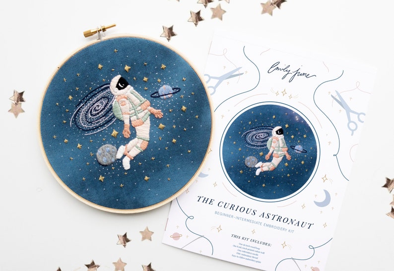 Astronaut outer space jessecmault art kit space jessecmault  etsy