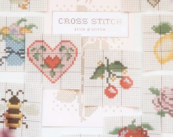 Cross Stitch Stick and Stitch Pack | Cross Stitch Stickers