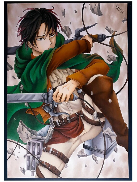 Print Of Levi Ackerman Rivalle Shingeki No Kyojin Etsy Print Of Levi Ackerman Rivalle Shingeki No Kyojin Etsy