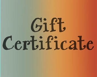 GIFT CERTIFICATE ~ Funky Birdie Virtual Gift Certificate: Choose your own amount!