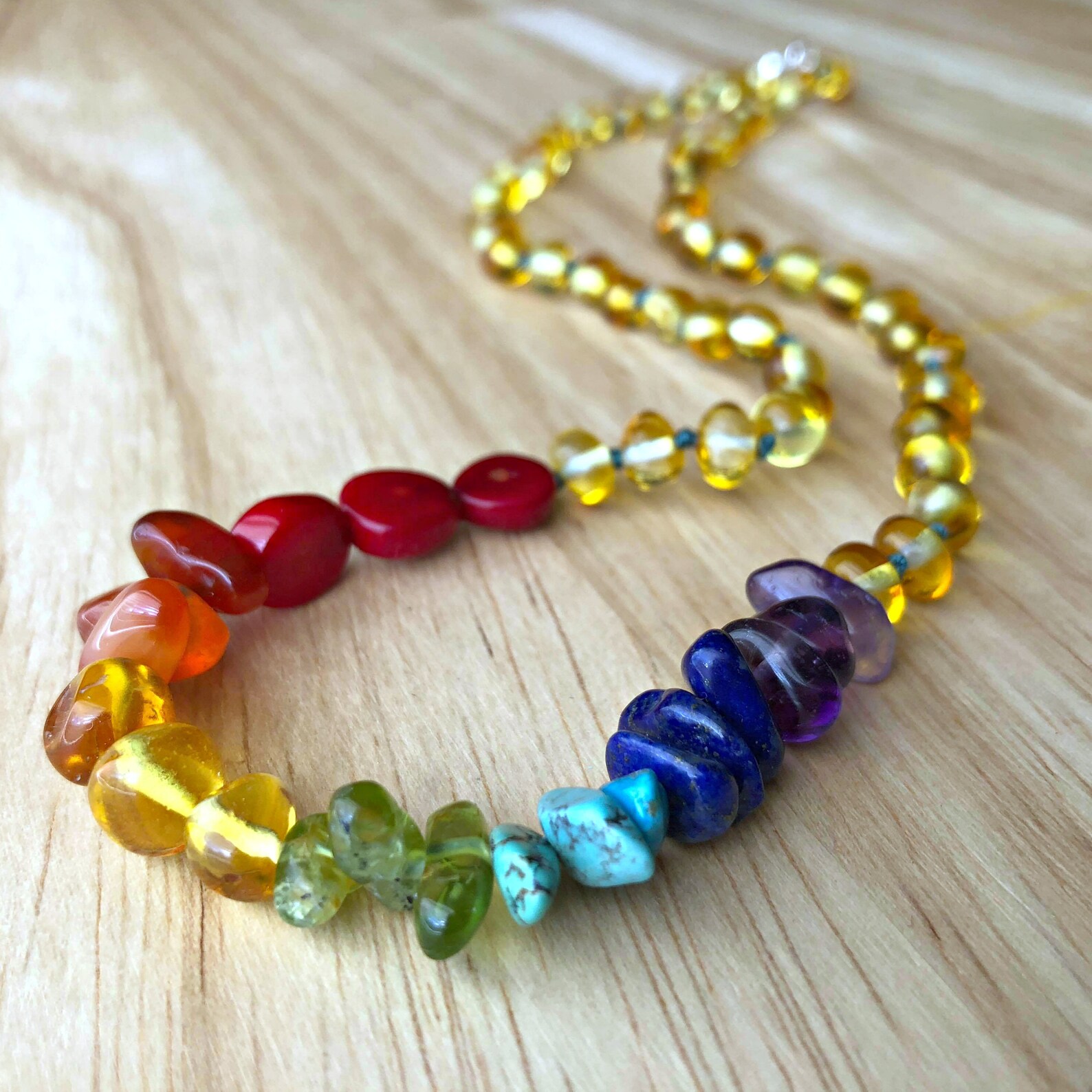 Adult Rainbow Amber Necklace Baltic Amber Custom Amber Etsy