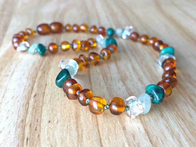 etsy amber teething necklace