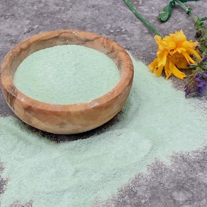 Crushed Unstabilized Kingman Turquoise Powder from Arizona, Fine Crush (&lt;0.25mm) for Inlay, Metaphysical Resin Art, or Pigment Applications