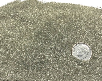 Crushed Cocada Pyrite Powder (Grade A), High Luster from Peru, Fine Crush (&lt;0.25mm) for Stone Inlay, Metaphysical Art, or Resin Pigment