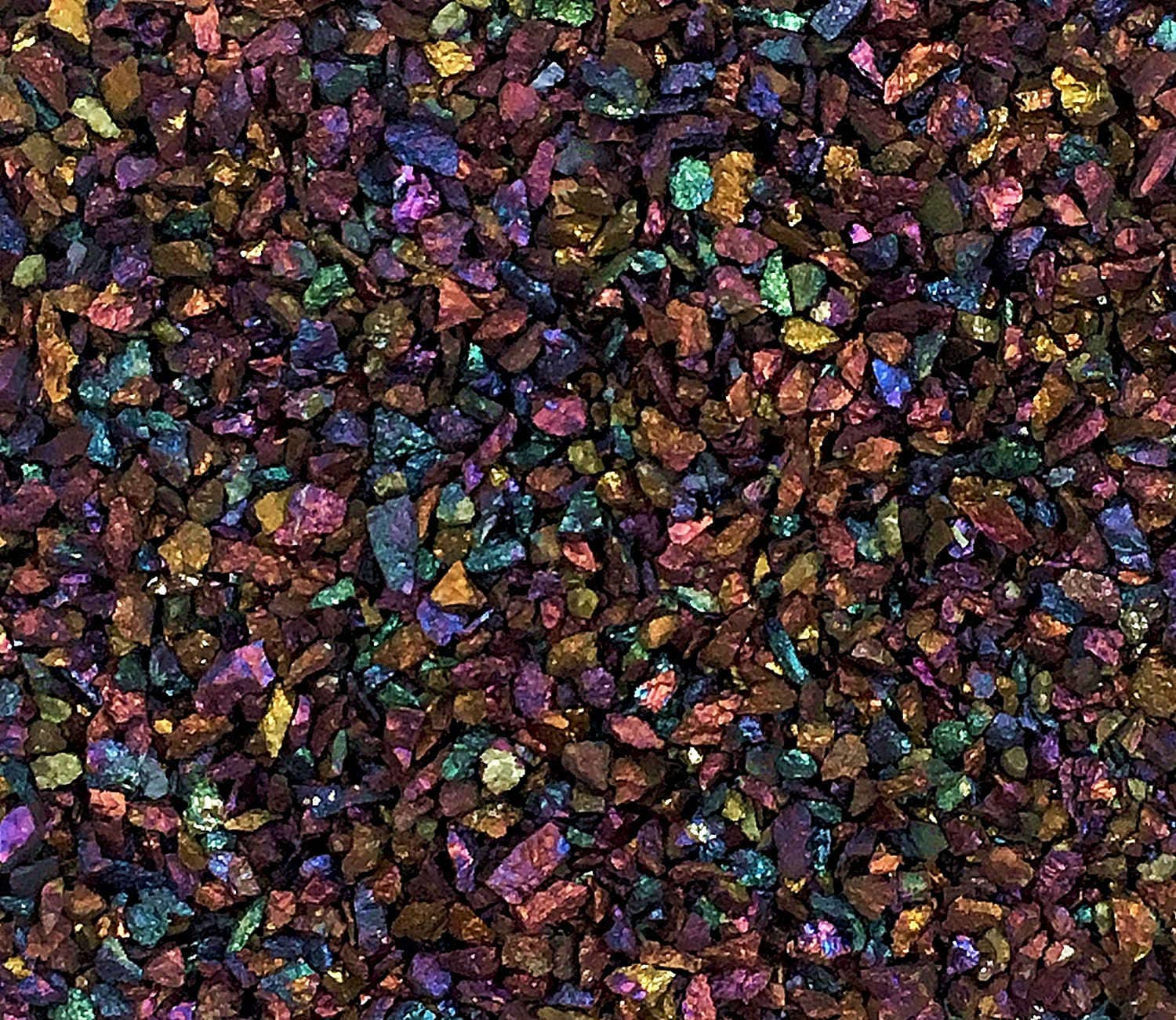 NATURAL, Crushed Peacock Ore for Mineral Art or Handmade Jewelry