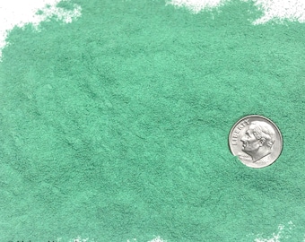 Crushed Green Malachite Powder (Grade A) from the Republic of Congo, Fine Crush (<0.25mm) for Stone Inlay, Mineral Art, or Handmade Jewelry
