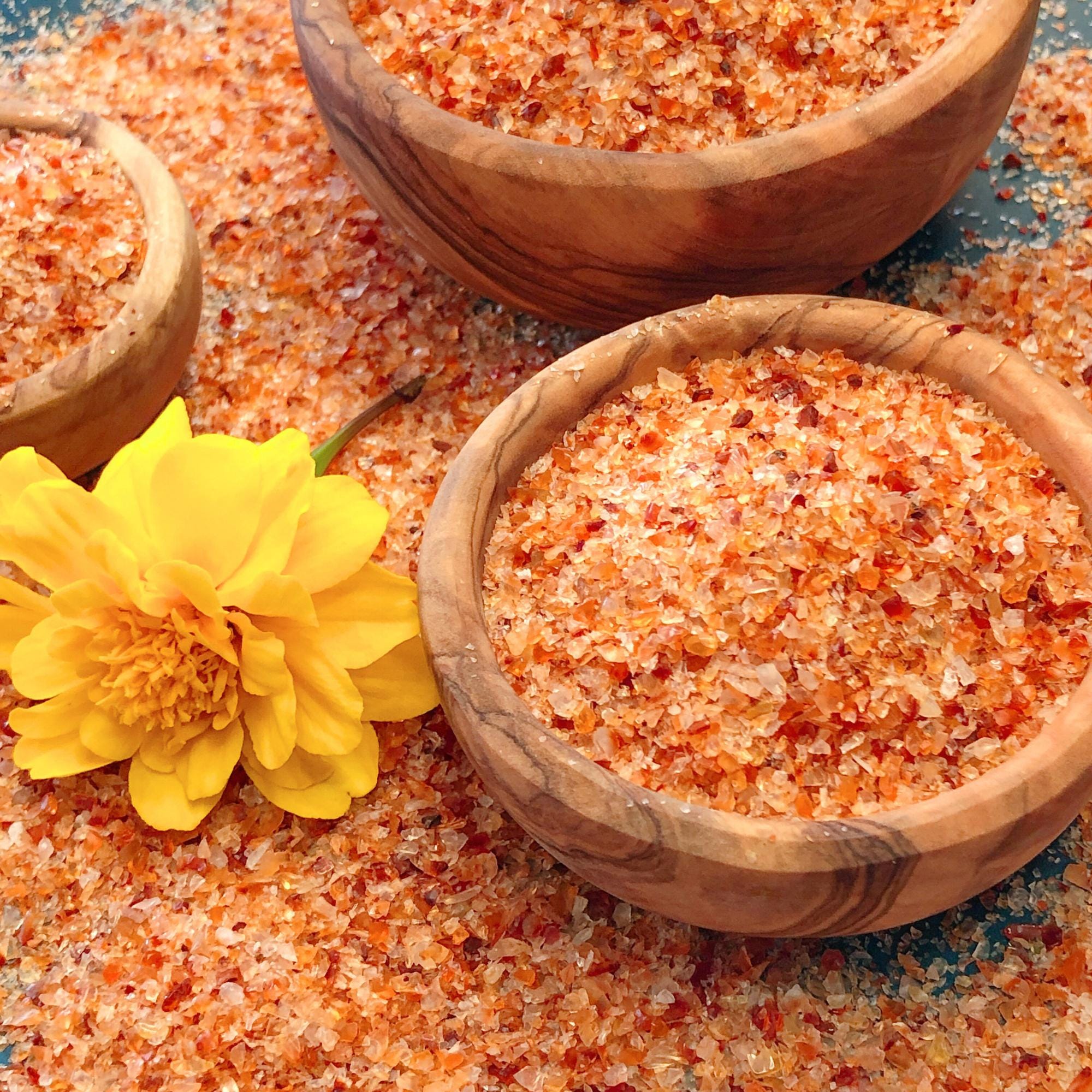 Crushed Dark Orange and Red Carnelian Sand from India, Medium Sand (0.25mm-2mm) for Stone Inlay, Mineral Art, or Handmade Jewelry
