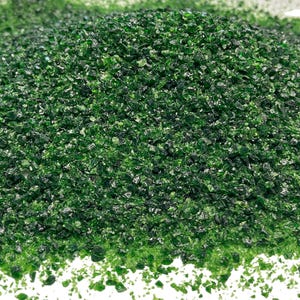 Crushed Green Goldstone Sand (Synthetic), Medium Sand (0.25mm-2mm) for Ring and Woodworking  Inlay, Resin Art, & Jewelry