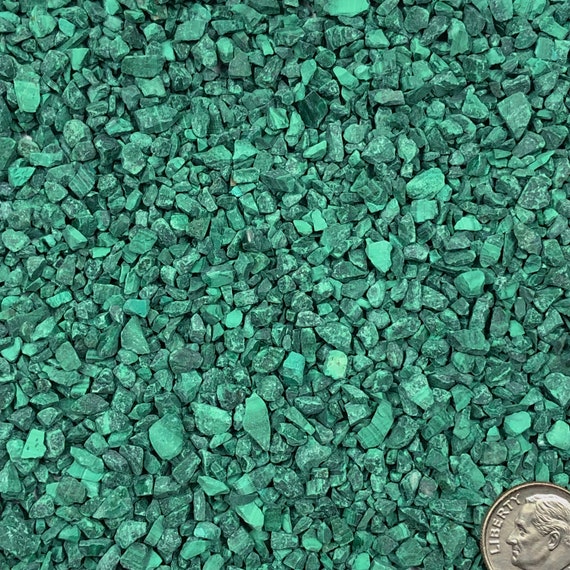 or Handmade Jewelry Crushed Malachite Medium Grade A Mineral Art select amount NATURAL for Stone Inlay