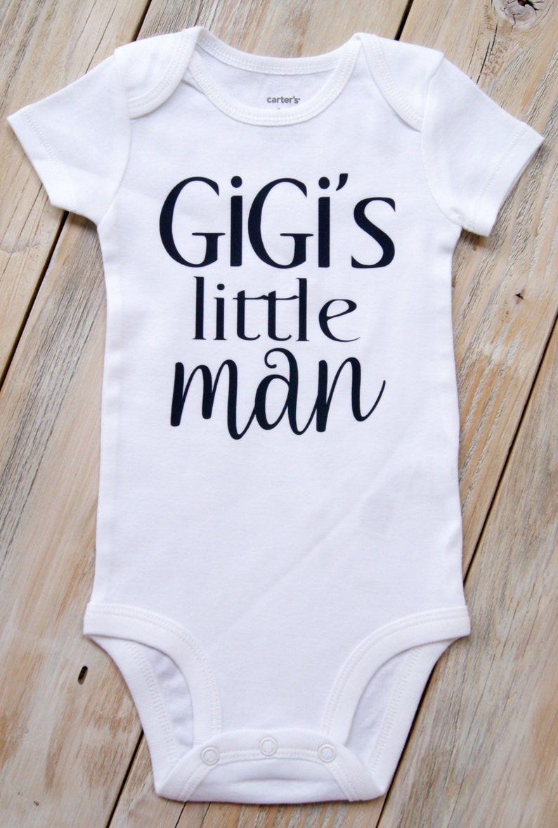 Gigi's Little Manbaby Boy Bodysuitcustom Etsy