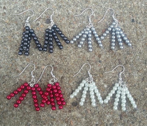 Small Bead Cluster Dangle Earrings Bead Cluster Earrings Dangle Earrings Women s Bead Earrings Women s Cluster Earrings Women s Jewelry Etsy Canada