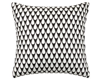 Tear drop throw | Etsy Tear Drop Shape Pillow.Black Oatmeal