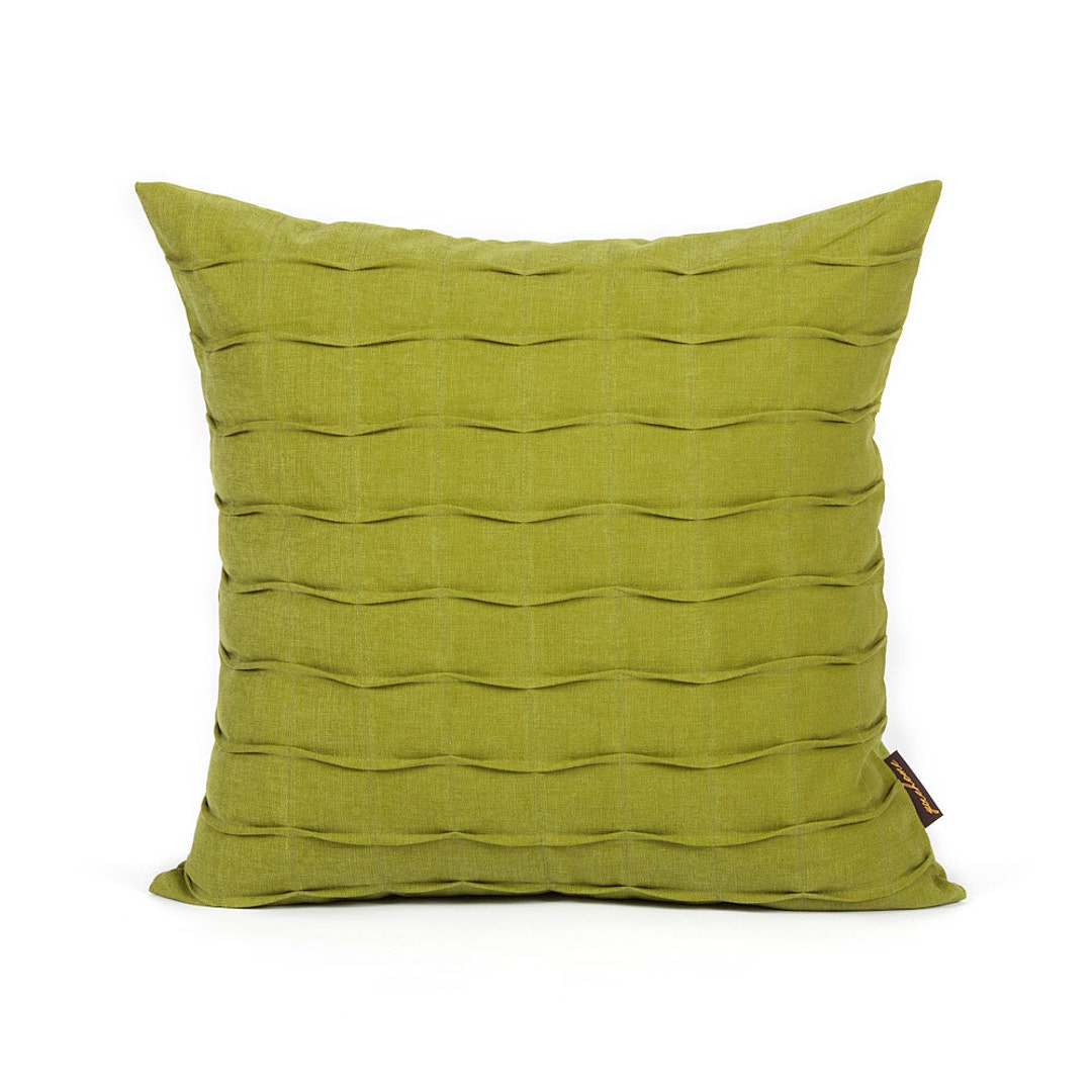 Olive Green Decorative Pillow Cover Green Throw Pillow Cover Etsy