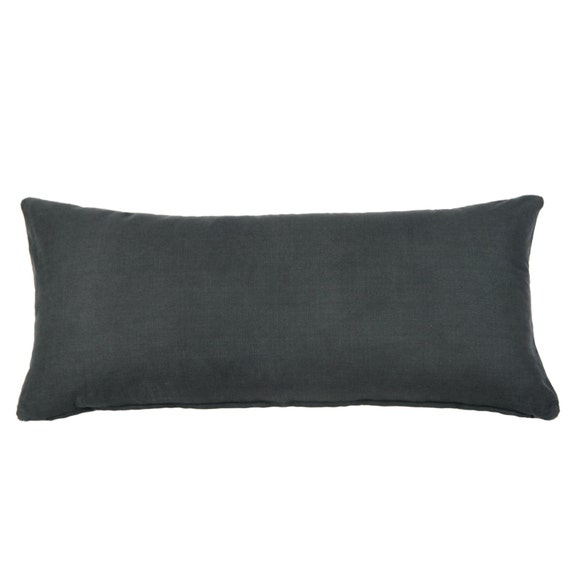 Solid Charcoal Gray Accent Pillows