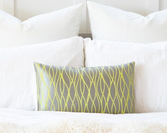 citron throw pillows