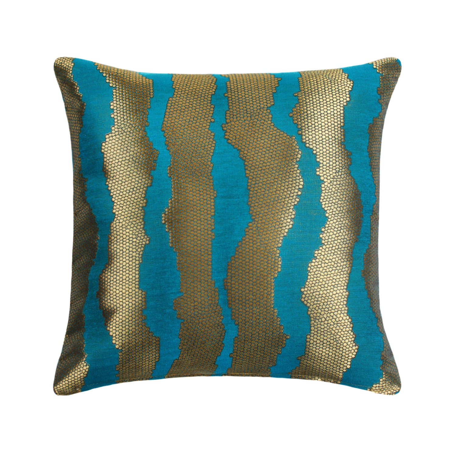Teal Turquoise Cushion Cover Outdoor Decorative Throw Etsy