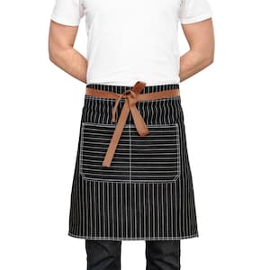 Denim Apron, Bistro Apron, Cafe Apron, Men&#39;s Half Apron, Kitchen Apron, Aprons for Restaurants, Chef&#39;s Apron, Server&#39;s Apron