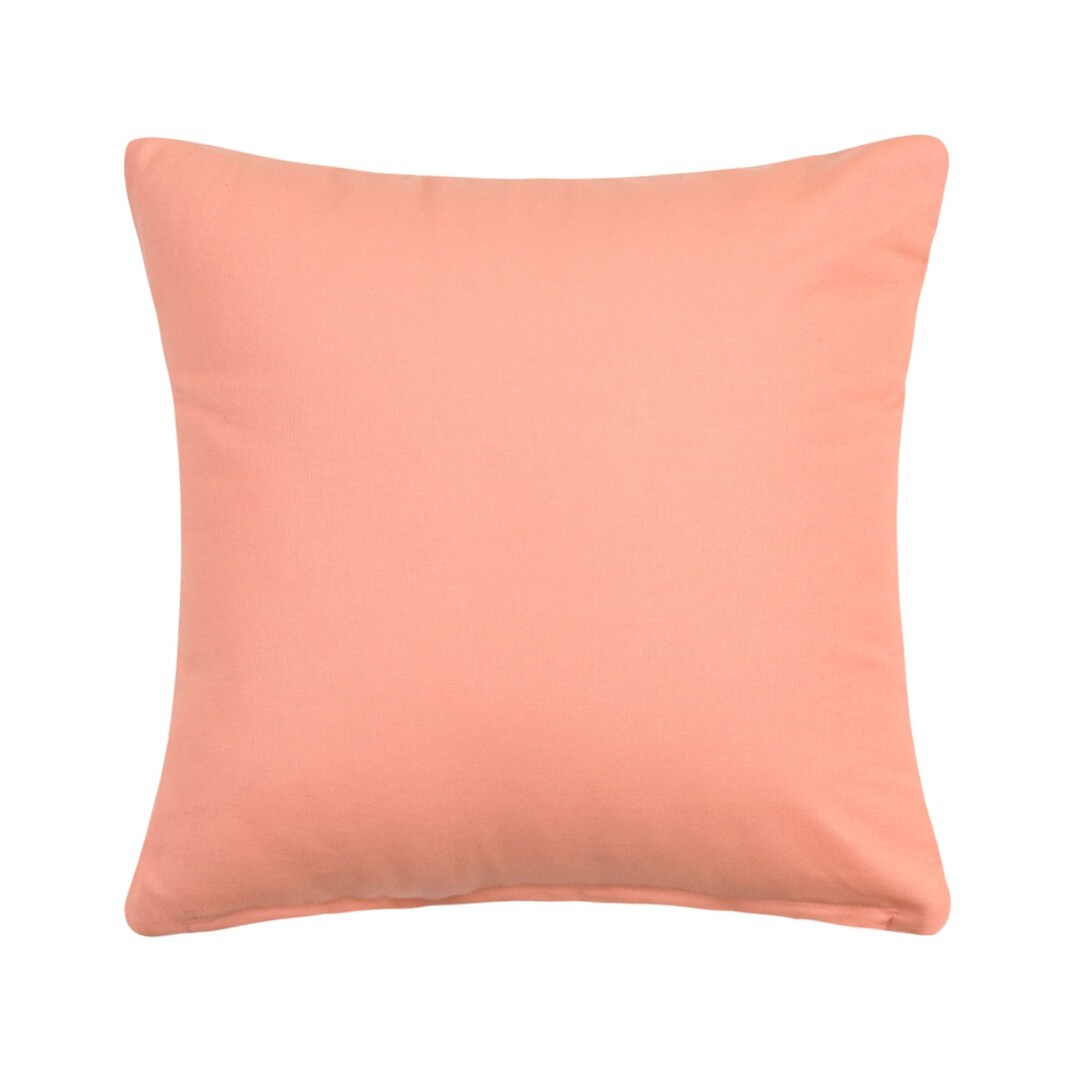24x24 Solid Apricot Big Euro Sham Pillow Cover Etsy