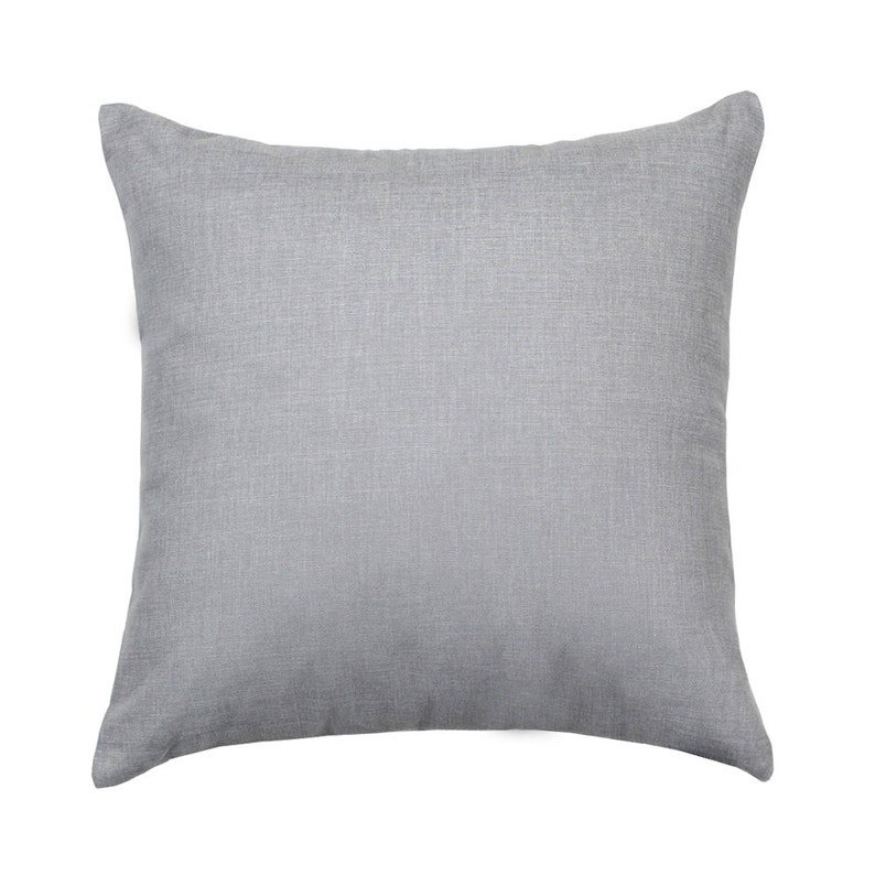 26x26 Solid Light Gray Cushion Big European Sham Etsy