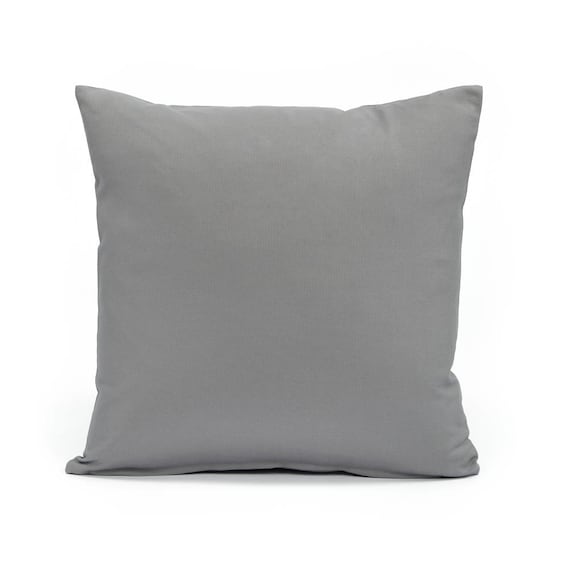 26x26 Solid Stone Gray Big European Sham Pillow Etsy