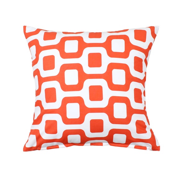 red rectangle throw pillow