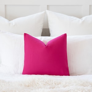 New hot pink bed pillows, and a styling dilemma / Create / Enjoy