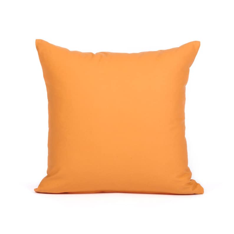 Decorative Pillow Cover Throw Pillow Cover Orange Couch Etsy