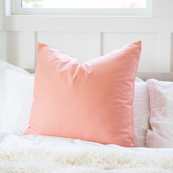 Apricot Peach Boho cushion cover| Tassels on decorative cushion Lumbar Throw cushion cover Bohemian Home Decor Handwoven cotton pillow