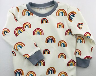 rainbow baby jumper