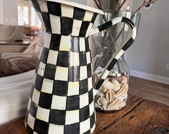 Courtly Check Large Practical Pitcher Mackenzie Childs