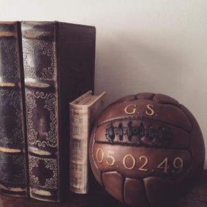 Mini Vintage personalised Football / Soccer ball