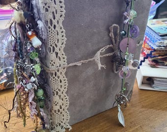 Handmade Journal: Forest Fairy (stuffed style)