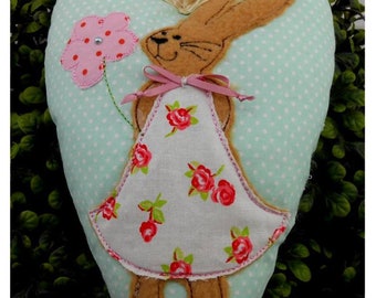 Hasenschön 16x26 ITH hearts rabbits embroidery file embroidery pattern