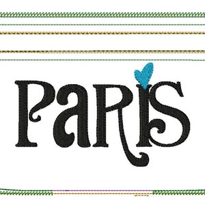 A Bag Paris 13x18 刺繍ファイル刺繍パターン刺繍ジッパーバッグジッパートイレタリーバッグ