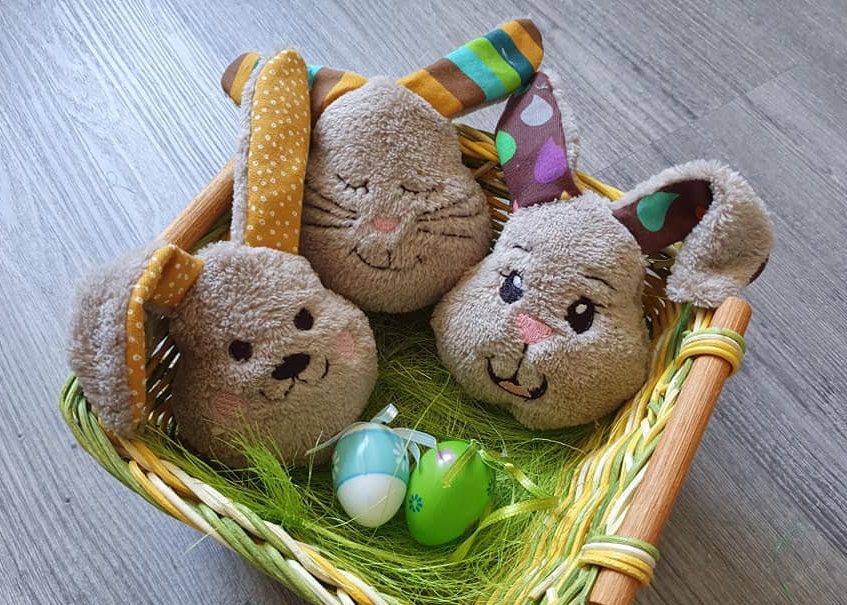 Embroidery file Happy Easter Bunny 10x10 Easter Bunny Easter Time Easter Easter Resurrection