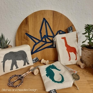 A Animals 10x10 Shadow Embroidery File Embroidery Pattern Embroidery Vintage Shabby
