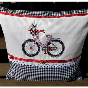 A Bike 13x18 vintage Appli Doodle embroidery file embroidery pattern embroidery
