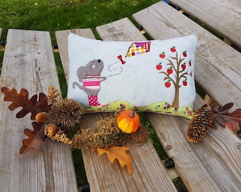 Een basiskussen "On Tour" 16x26 ITH kussen borduurbestand borduurkussen ITH borduurpatroon