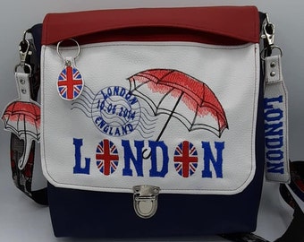 A London 13x18 - Embroidery file Embroidery pattern Grete vom Ländle Bag