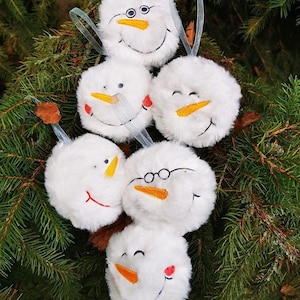Snowballs ITH 10x10 Christmas embroidery file embroidery pattern Winter Advent