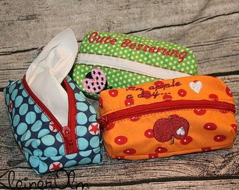 A TaTüTa 13x18 ITH embroidery file embroidery pattern bag handkerchiefs