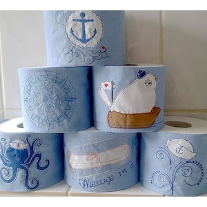 A Toilet paper cuffs 13x18 ITH embroidery file embroidery pattern hiding place toilet