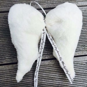 A Wings 16x26 Angel Wings Christmas ITH Embroidery File Embroidery Pattern