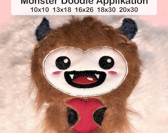 Little monster application 10x10 13x18 16x26 18x30 and 20x30