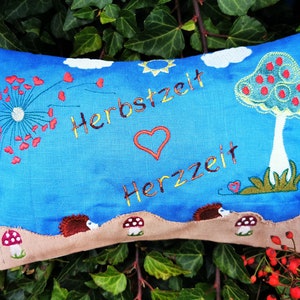 A basic cushion &quot;On Tour&quot; 18x30 ITH cushion embroidery file embroidery pattern embroidered cuddly cushion cushion ITH