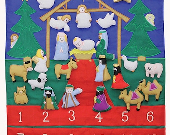 Tidings of Joy Fabric Advent Calendar (Countdown to Christmas)