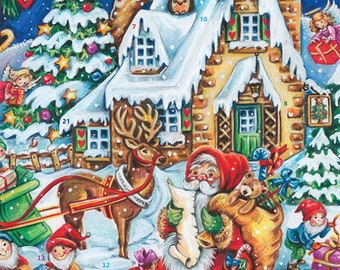 Santa's Helpers Chocolate Advent Calendar