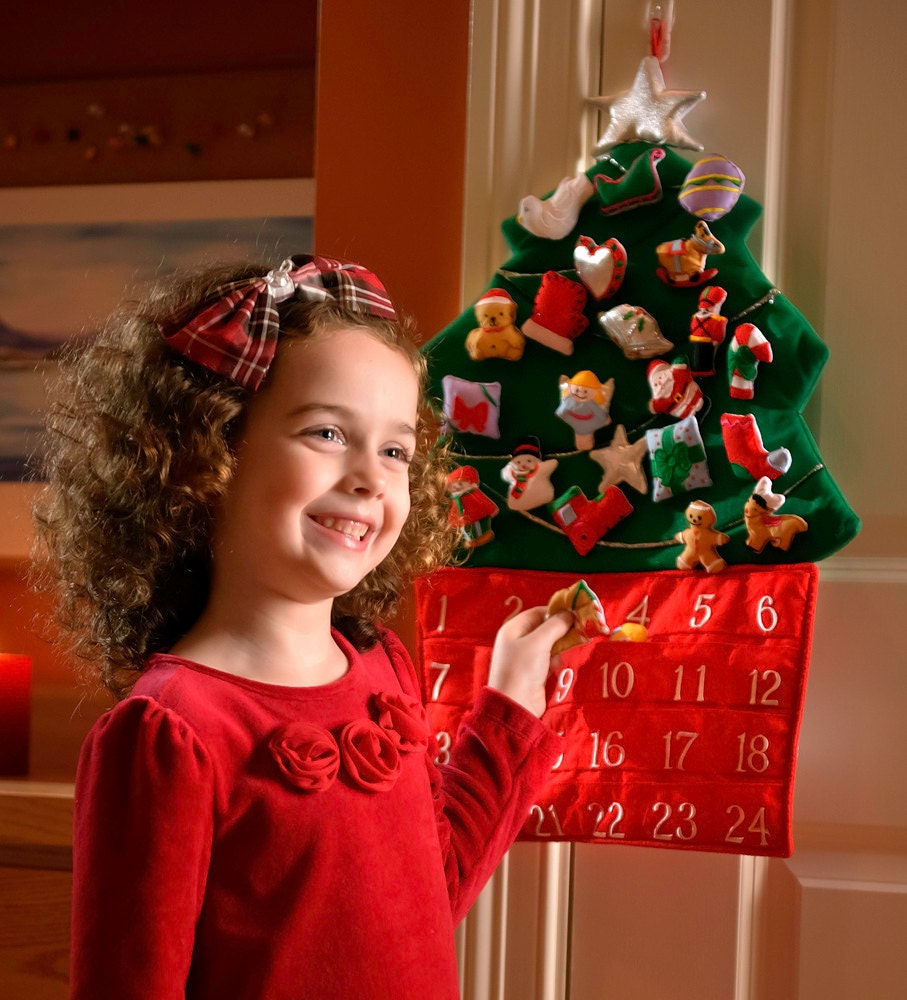Christmas Tree Fabric Advent Calendar Etsy