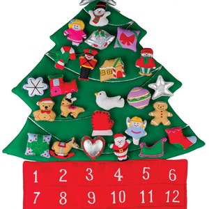 Christmas Tree Fabric Advent Calendar Bild 1