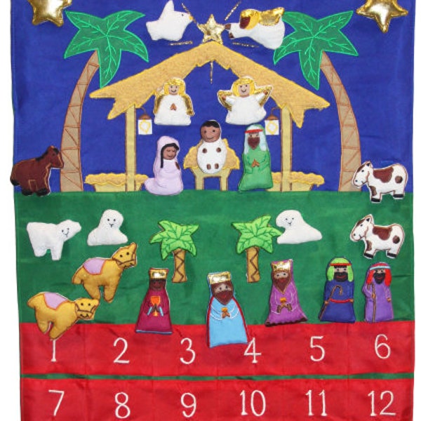 Holy Night Fabric Advent Calendar